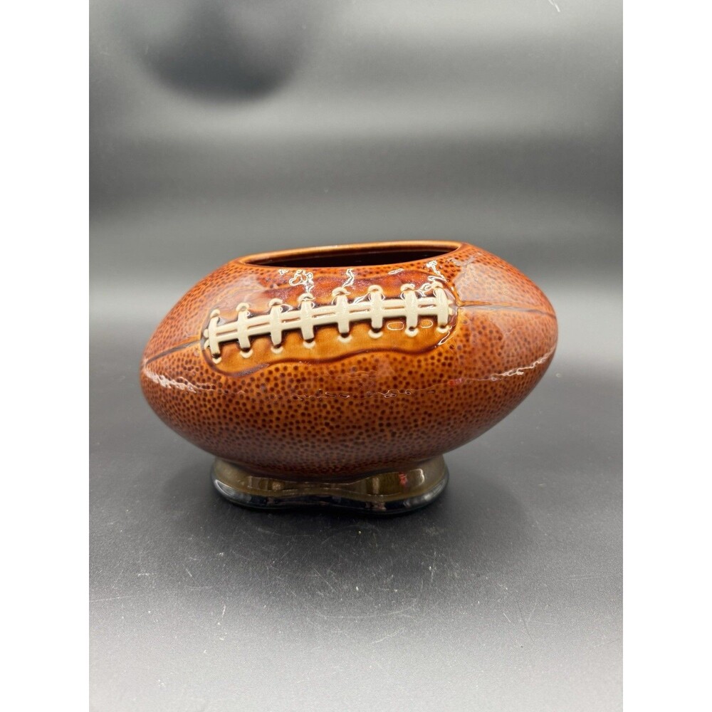 Vintage McCoy Football Planter 222 Made In USA Excellent Condition